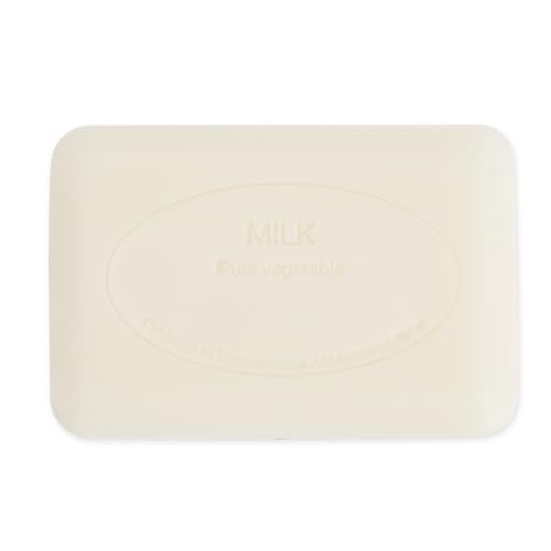 Image of Pre de Provence Artisanal Soap Bar, Enriched with Organic Shea Butter, Natural French Skincare, Quad Milled for Rich Smooth Lather, 8.8 Ounce, Milk