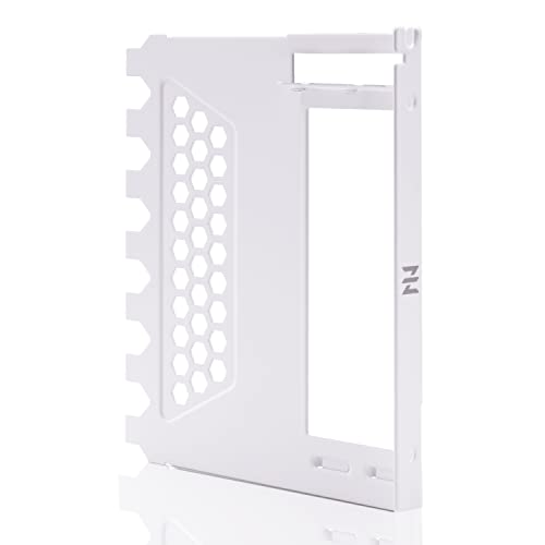 EZDIY-FAB Vertical Graphics Card Bracket PCIE Slot Plate, Vertical GPU Mount, Video Card VGA Support Kit -White