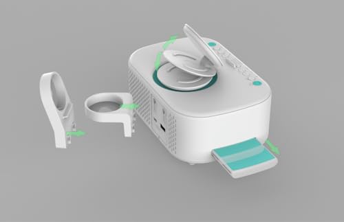 image for Emerson CKSW5010 Smartset Wireless Charging, Dual Alarm FM Clock, Blue