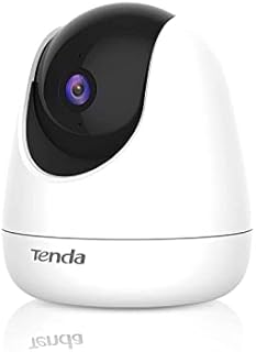 Tenda Indoor Security Camera,2K Wired/Wireless WiFi IP Camera,360° Home Smart Baby Monitor Pet Dog Camera,12M Night Vision,2-Way Audio,Smart Tracking,AI Human/Motion Detection(CP6)