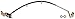 Dorman H620691 Front Driver Side Brake Hydraulic Hose Compatible with Select Ford Models