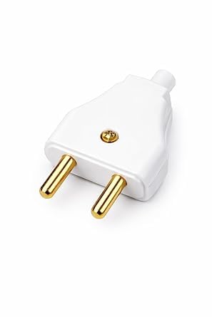 3 M Gold Fancy 2 Pin Top Plug (3 Part) 6A 240V – Nano Series Electrical Plug, ISI Certified, Durable Plastic Body – Pack of 4 - ch-image-45