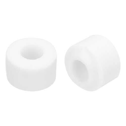 QUARKZMAN 15 Pcs de Aislante de Cerámica, 3.3mm x 8mm x 6mm Aislamiento de Haz de Cables Electrónicos Protección Térmica en Forma de Tubo de Cerámica Redondo, Protección de Cables