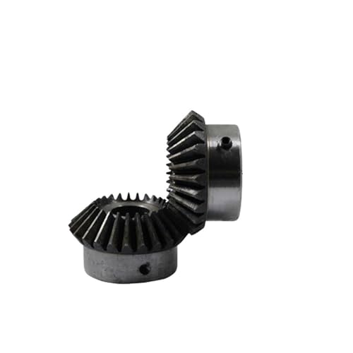 Engrenages coniques 1M 20 dents trou 12mm engrenage angle 90 degrés acier vis M5 pour moteur