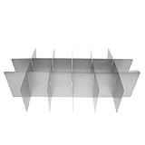 ABOOFAN Oden Kochtopf Einsatz Topfteiler Warmhaltebehälter Schongarer Einsatz Edelstahl Einsätze Mit Fächern Silber