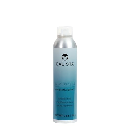 Calista Tools STRATOSPHERE Finishing Spray Lightweight Hair Spray for Flexible Hold Volumizing Texture Spray Creates Soft Touchable Styles Non-Sticky Hairspray for Long Lasting Volume