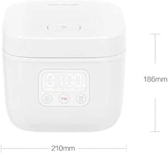 Miniatura 2 de Olla arrocera, preestablecida 24 horas y mantiene el calor, mini olla táctil digital, olla interior antiadherente, arroz integral, arroz blanco,