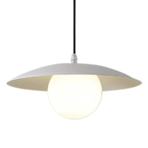 Lampe suspendue décoration îlot cuisine lustre verre d'art et fer