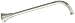 ROHL U.5184PN SHOWER ARMS, Polished Nickel