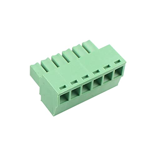 Bloque de terminales enchufable verde de 3,5 mm para PCB con tornillo 5