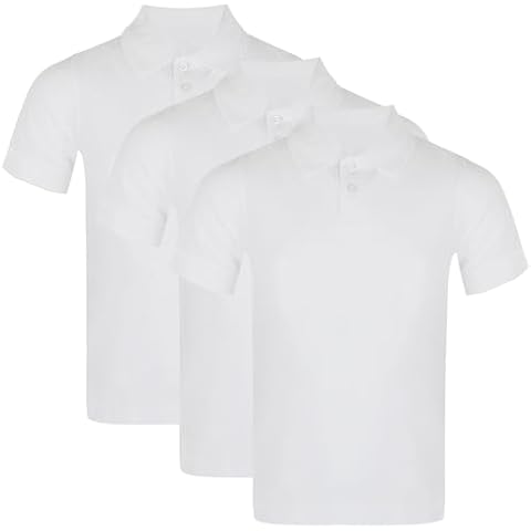 KHIM Pack of 3 Kids Polo Shirts Cover