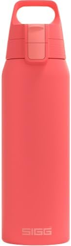 Sigg - Isolierte Trinkflasche - Thermosflasche Shield Therm One - Kohlensäurehaltige Getränke - Auslaufsicher - Spülmaschinenfest - BPA-frei - 90% recycelter Edelstahl - 0,5L, 0,75