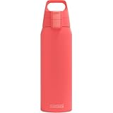 SIGG - Isolierte Trinkflasche - Thermosflasche Shield Therm One Watermelon - kohlensäurehaltige Getränke - Auslaufsicher - Spülmaschinenfest - BPA-frei - 90% recycelter Edelstahl - Pink - 0,75L