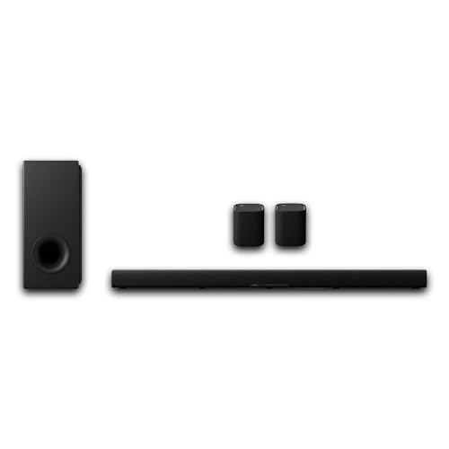 Image of Yamaha True X BAR 50A 5.1 Home Theater Bundle, Includes True X BAR 50A | Dolby Atmos Sound Bar with Wireless Subwoofer + Two True X 1A Wireless Surround Sound Speakers, Bundle