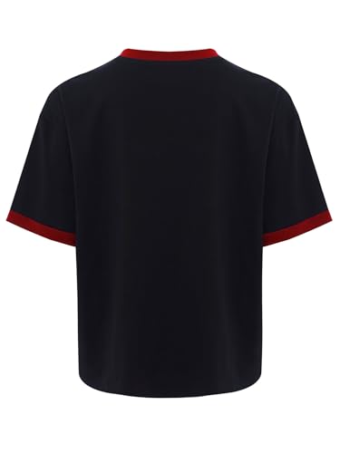 TiaoBug Kids Girls Quickdry Athletic Tshirt Short Sleeve Number Printed Sports Workout Running Shirts4