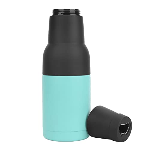 Enfriador de Botellas Y Latas de Cerveza, de Acero Inoxidable con Doble Pared Aislada Al Vacío para Enfriar la Cerveza,...