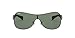 Ray-Ban RB3471 Shield Sunglasses, Gunmetal/Dark Green, 32 mm