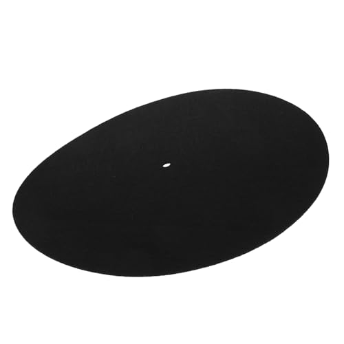 BESTonZON Wool Record Turntable Mat Anti-slip and Anti-static Vinyl Record Player Mat Slipmat for Turntable Player Accessories
