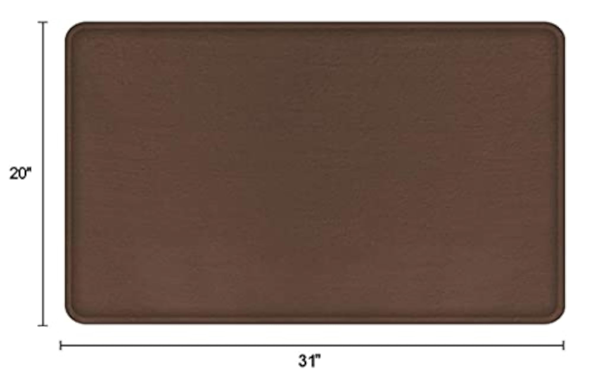 Memory Foam Soft Bath Mat, Non-Slip Absorbent Rug
