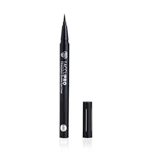 PAC AccuPro Liquid Eyeliner | 24H Longlasting Waterproof & Smudgeproof | Quick Drying & Matte Black | Micro Felt Tip Pen Eyeliner