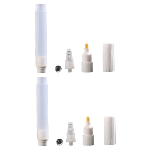 2 Piezas 5 Mm En Cabeza Redonda Amarilla Marcadores Pintura Acrílico Marcadores Pintura Vacíos Pen Pintura Recargable Para Pintura Arte
