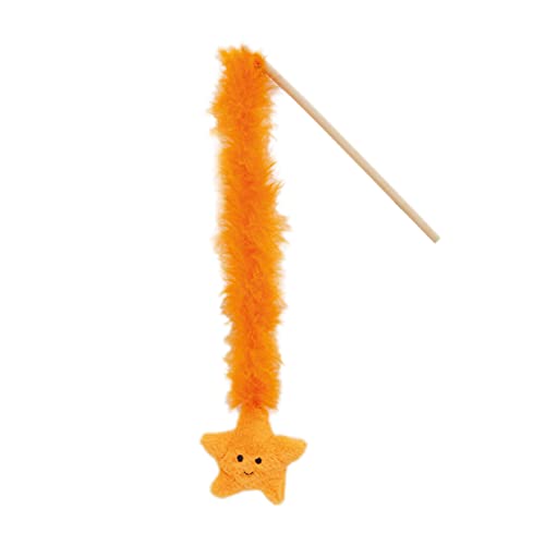 Rosewood Jolly Moggy Under the Sea Plush Feather Starfish Teaser Cat Toy – Soft, Fun Catnip Toy for Cats and Kittens – Interactive Crinkle Sounds – Durable, Engaging Pet Toy – Safe, Non-Toxic - Image 5