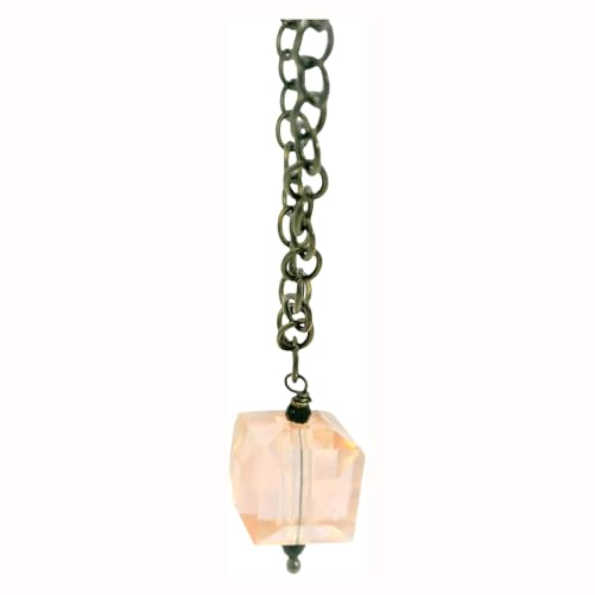 Jaipur Austrian Crystal Cube Pendant Necklace, Gift for Her