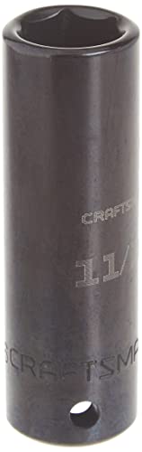 Image of CRAFTSMAN Deep Impact Socket, SAE, 1 /2-Inch Drive, 11 /16-Inch (CMMT16060)