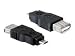 Produktbild 2x DeLock Adapter USB micro-B Stecker auf USB 2.0 A Buchse OTG Stecker