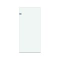 Fixed Shower Panel | Water Repellent | 3/8" Tempered Glass with Chrome Finish 24"x60" by Fab Glass and Mirror
