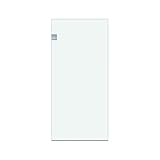 Fab Glass and Mirror MSD1-36-76CH Milan Stationary Panel Shower Screen Clear, Chrome Finish, 36