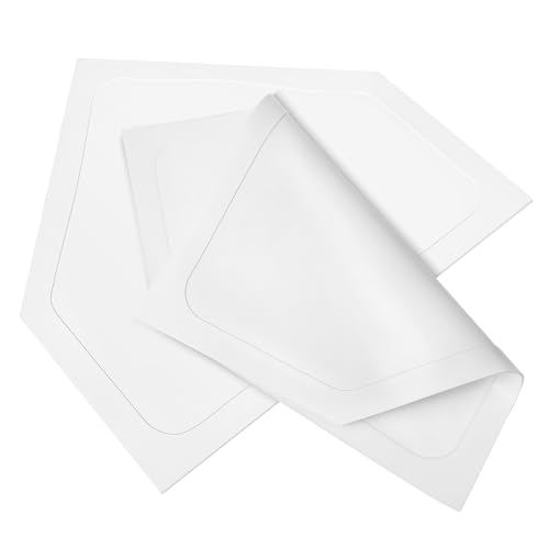 Mikikit Throw Down Baseball Bases Baseball Plates Pitcher Training Mat Lightweight