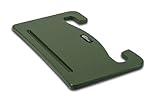 AutoExec Wheelmate Car Steering Wheel Tray Vehicle Desk, Army Green