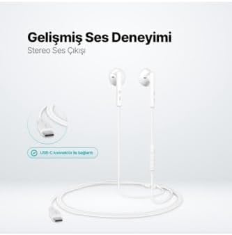 ttec Rio 2 USB-C Stereo Mikrofonlu Kulakiçi Kulaklık - Görsel 2