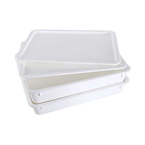 Comparison: Best Dough Proofing Container 2 GSM Brands Pizza Dough Proofing Box - Stackable Commercial Quality Trays with Covers (17.25 x 13 Inches) - 2 Trays and 2 Covers