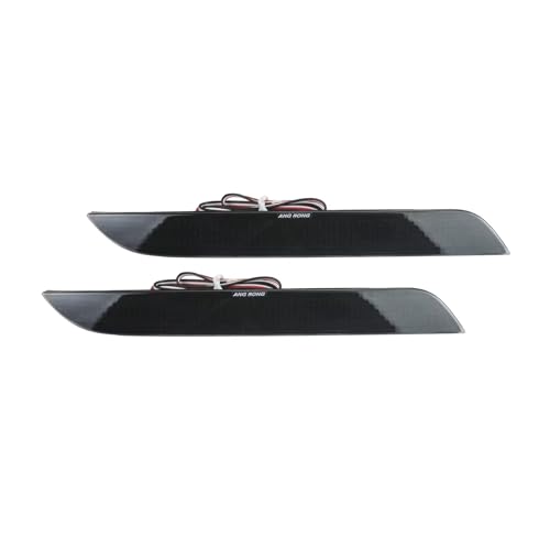 Réflecteur parechocs arrière design noir pour BMW F10 F11 Série 5 finition premium