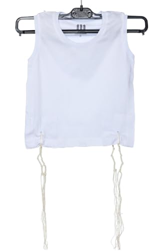 Tradistional/Ashkenazi Cotton Undershirt Tsitsis for Kids