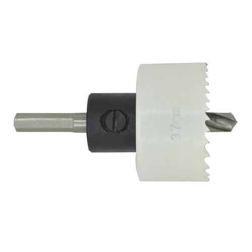 Image of Taparia Bimetal Mini Hole Saw HSM 37 - Precision Cutting Tool, High -Speed Steel Teeth for Wood, Metal & Plastic