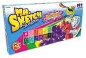 Mr. Sketch Washable Markers, Chisel, Assorted Colors, 192/Set