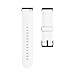 Compatible with Garmin Venu X1 Bands, Quick Release Silicone Replacement Soft Band Wristbands Straps with Stainless Steel Buckle Compatible with Garmin Venu X1 Smartwatch (White)