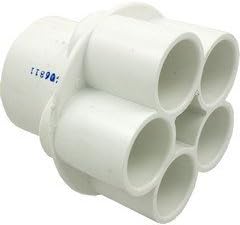 Waterway Plastics 672-4390 2 x 1 in. SB Ports PVC Manifold