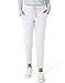 G Gradual Women's Pants with Deep Pockets 7/8 Stretch Sweatpants for Women Athletic, Golf, Lounge, Work (White, Medium)