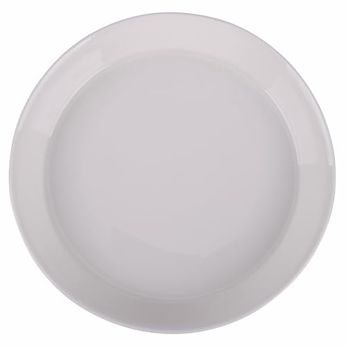 Villa d'Este Home Tivoli Set 6 piatti fondi in new bone China, bianco, Delice