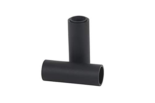 Haro Bicycle Axle Pegs - 1978 Aluminum Core Plastic Sleeve Black