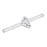 Équerre d'angle - matériau en acier inoxydable de haute qualité avec une dureté élevée, il a une , règle de travail du bois