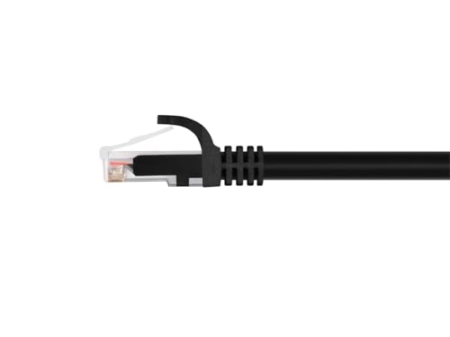 Monoprice 111246 Cat5E 14Ft Black Patch Cable Utp 24Awg 350Mhz Pure Bare Copper Snagless Rj45 Flexboot Series Ethernet Cable thumb #1