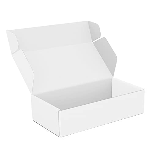 Image of 50 Pack 4 inchx6 inchx2 inch Shipping Boxes, Corrugated Cardboard Small Box Mailer, Shipping Boxes for Small Business for Gift Packing- TONESPAC (4 inchx6 inchx2 inch, White)