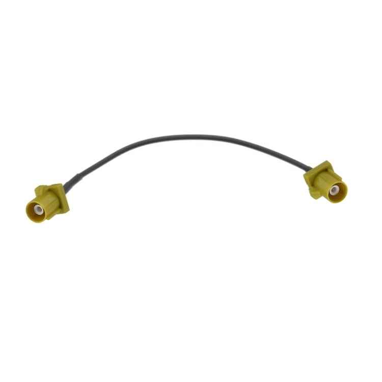 Elecbee Cavo Prolunga Fakra K Maschio-Maschio 50 Cm RG174 - Per Auto, Antenna GPS, Navigazione, Connettore Auto 3 GHz