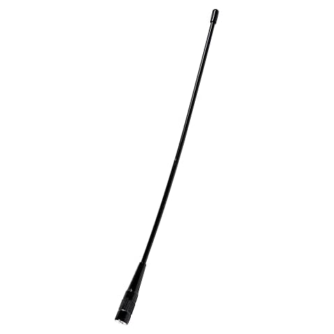 REVEX RE-771 SMA-Male Two Way Radio Antenna Dual Band 144/430mhz Flexible Whip Handheld Antenna Soft for Ham Two Way Radio for YAESU VERTAX VX-5R PUXING WouXun Walkie Talkie Cover