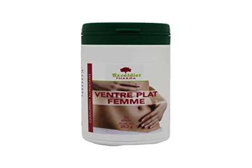 Ventre Plat Femme - Digestion - Ballonnement Ventre Gonflé, Soulage le Transit Intestinal - Charbon Végétal, Fenouil, Menthe - 90 gélules Végétales - Made in France Cover